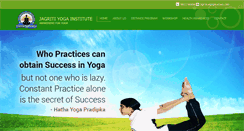 Desktop Screenshot of jagritiyoga.org